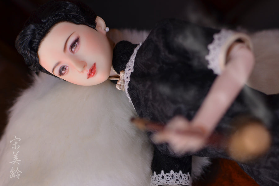 【 DISPLAY ONLY】Hand-Painted Obitsu Doll Faceup | Soong sisters Meilin