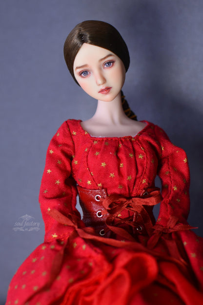 【 DISPLAY ONLY】Hand-Painted Obitsu Doll Faceup | La Belle