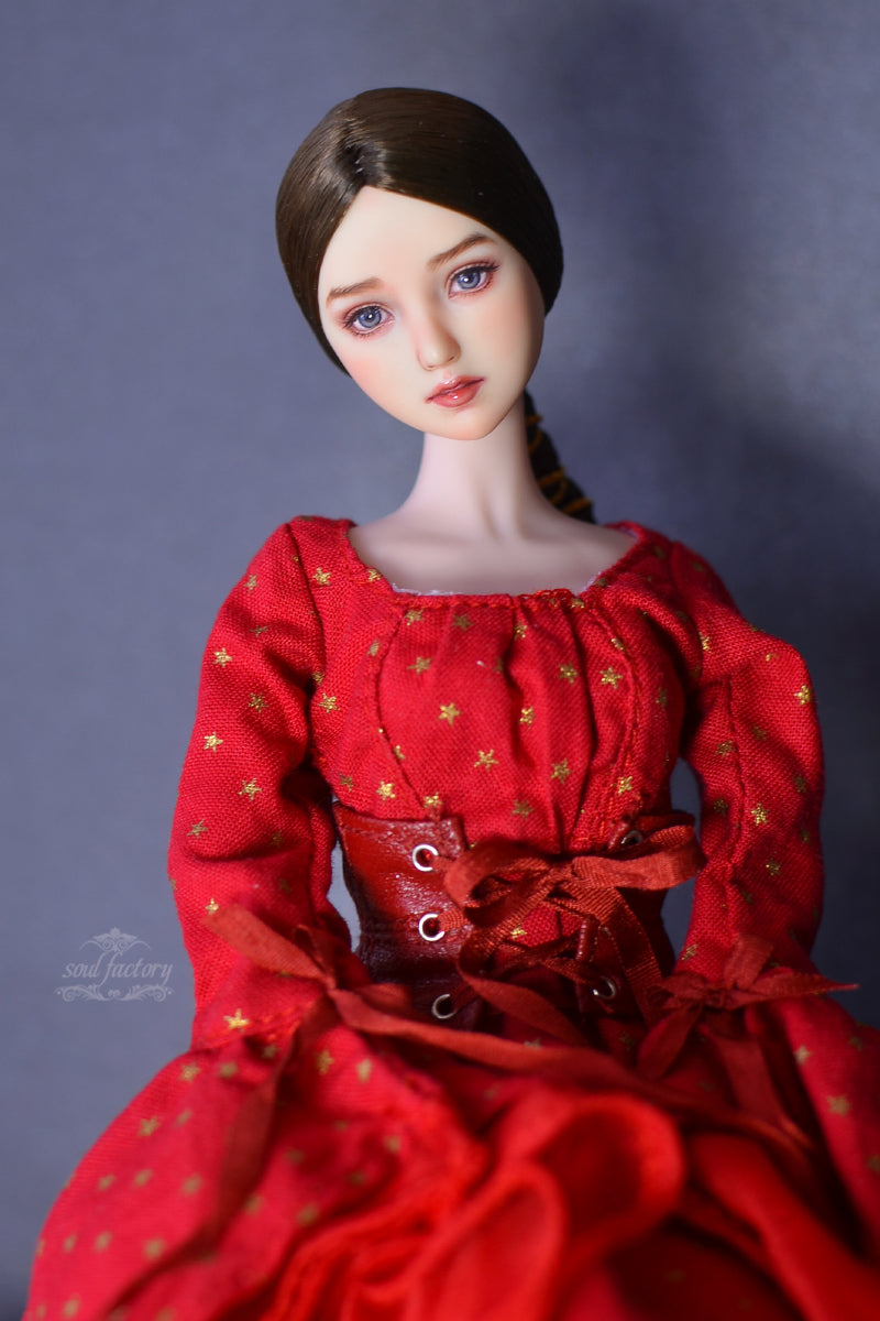 【 DISPLAY ONLY】Hand-Painted Obitsu Doll Faceup | La Belle
