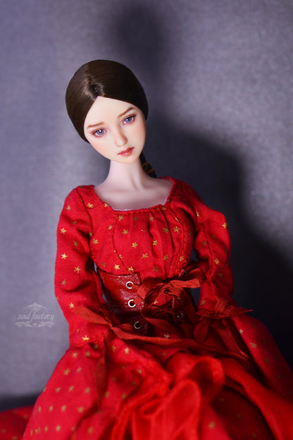 【 DISPLAY ONLY】Hand-Painted Obitsu Doll Faceup | La Belle
