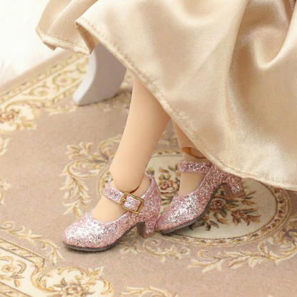 サテンリボンバックハイヒールドールシューズ - マルチカラーオプション | ブライス、リカちゃん、アゾン、モモコ、ポピーパーカー、FR、オビツ22/24サイズ対応