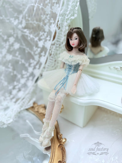 1/6スケール クラシックバレエチュチュドレス – 4色展開｜オビツ24・momoko・Azone・バービー・ST・FR対応｜バレエシューズ追加可能