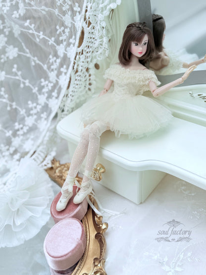 1/6スケール クラシックバレエチュチュドレス – 4色展開｜オビツ24・momoko・Azone・バービー・ST・FR対応｜バレエシューズ追加可能