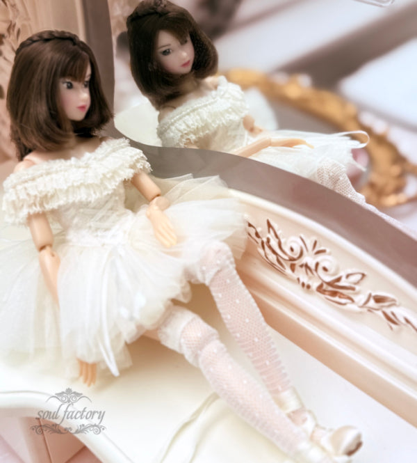 《Pre-order》1/6 Scale Classical Ballet Tutu Dress for Dolls – 4 Colors | Fits Obitsu, Azone,Momoko, Barbie, ST, FR | Optional Ballet Shoes