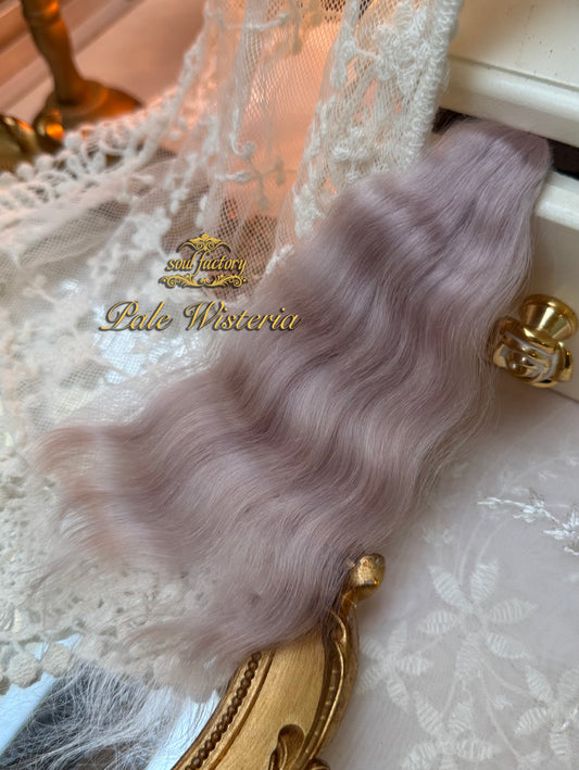 High-Gloss Mohair for Dolls | Pale Wisteria 20-25cm