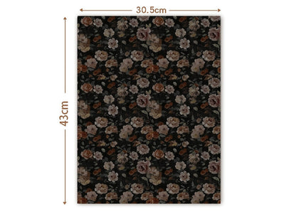 1/6スケールドールハウス用壁紙 - 防水素材 | BJD＆ブライス用DIYミニチュア壁飾り