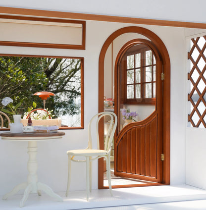 1/6スケール 背もたれ付きダイニングチェア – BJD＆ブライス用ミニマリストデザインドールハウス家具 | ダイニングテーブルなど多用途に使用可能