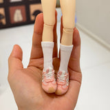 Scale-Accurate Embroidered Doll Sneakers – Multi-Color | Universal Fit for Blythe, Licca, Azone, FR & Obitsu 22/24