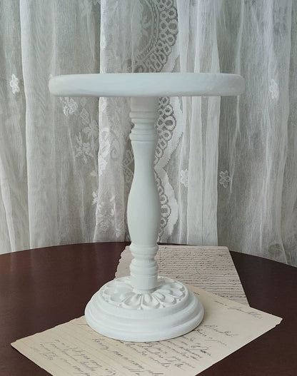 Handmade Vintage Carved Round Table – Multi-Color Options | Fits 1/3, 1/4, 1/6 Scale Dolls