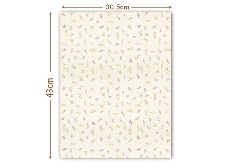 1/6スケールドールハウス用壁紙 - 防水素材 | BJD＆ブライス用DIYミニチュア壁飾り