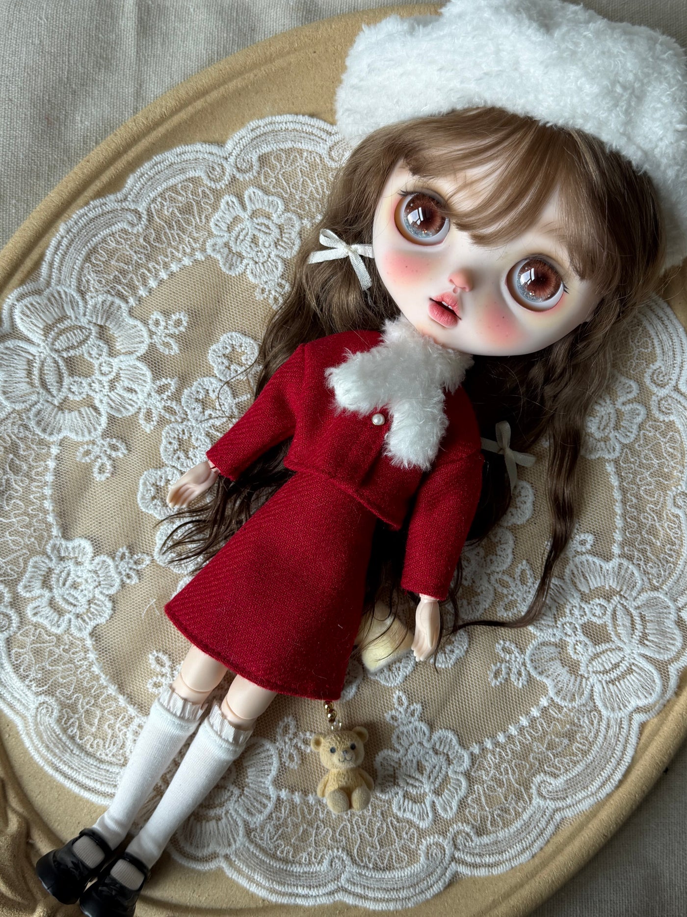 1/6 Scale Tweed Outfit Set | Multiple Colors | Fits Blythe, Obitsu 24, Azone, Licca, Cherry Chan