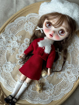 1/6 Scale Tweed Outfit Set | Multiple Colors | Fits Blythe, Obitsu 24, Azone, Licca, Cherry Chan