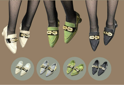 Blythe Licca azone momoko Poppyparker FR Obitsu24 22 doll silk retro British style small leather shoes