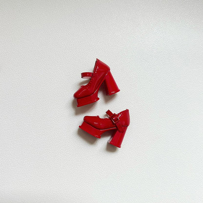 Blythe Licca azone momoko Poppyparker FR Obitsu24 ,22 thick sole Mary Jane