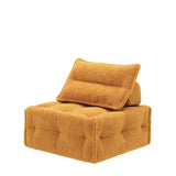 1/6 Scale Modern Cube Sofa for Dolls | Miniature Couch | White, Yellow, Grey