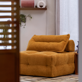 1/6 Scale Modern Cube Sofa for Dolls | Miniature Couch | White, Yellow, Grey
