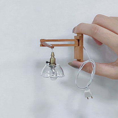 1/6 Scale Dollhouse Lighting  Chandelier, Folding Wall Lamp & Lamp Stand | Plug-in Ambient Miniature Light for BJD & Blythe