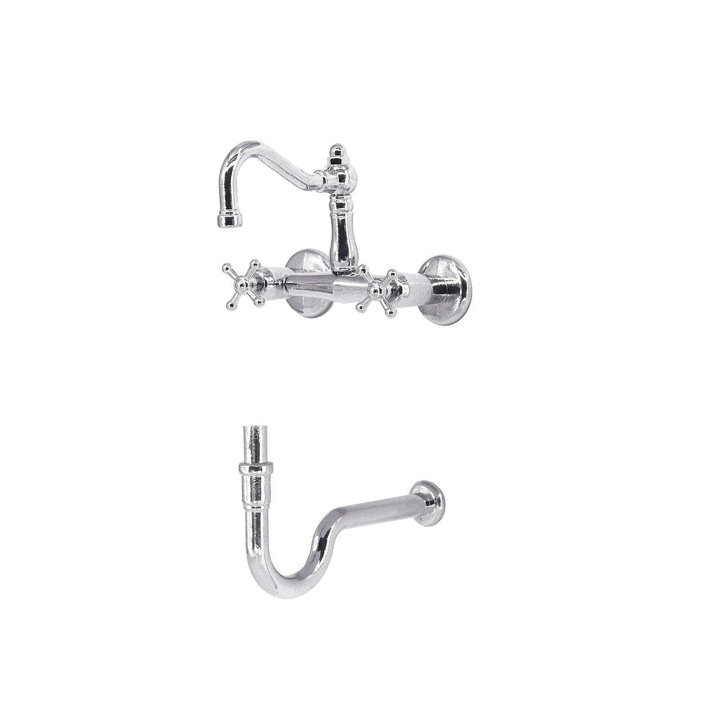 1/6 Scale Vintage Sink & Faucet – Miniature Kitchen/Bathroom Dollhouse Furniture | Separate Accessories for BJD & Blythe