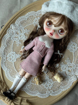 1/6 Scale Tweed Outfit Set | Multiple Colors | Fits Blythe, Obitsu 24, Azone, Licca, Cherry Chan