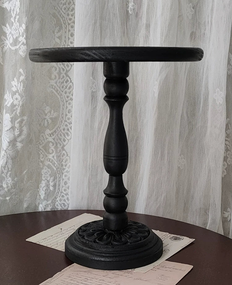 Handmade Vintage Carved Round Table – Multi-Color Options | Fits 1/3, 1/4, 1/6 Scale Dolls