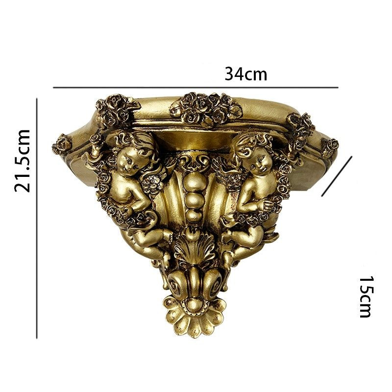Vintage European Gold Ornate Picture Frame | Embossed Wall-Hanging Photo Frame Decor