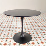 1/6 Scale Round Dining Table – Minimalist Dollhouse Furniture for BJD & Blythe | Black & White, 2 Sizes Available