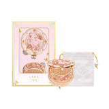 Send From Forbidden City |Portable Mirror Inspired by Ancient Palace Museum Relics – Handheld, Bronze-Style, Folding, and Gift Set with Comb