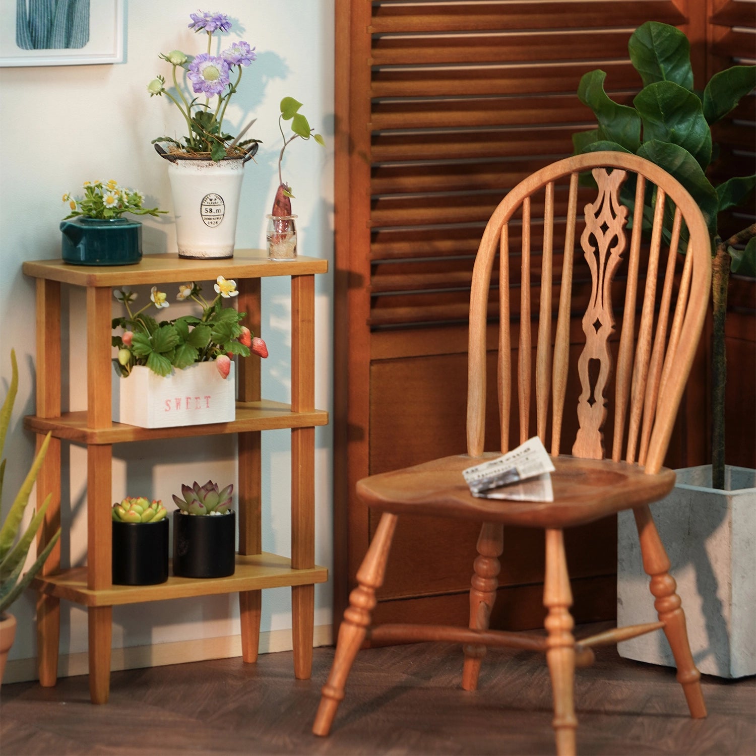 1/6 miniature dollhouse furniture Mini model toilet bathroom shelve