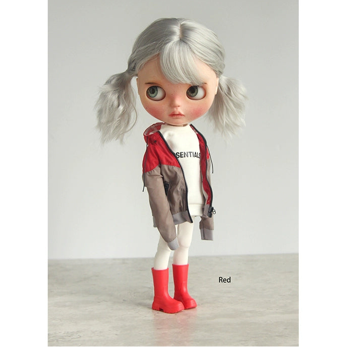 Blythe Licca azone momoko Poppyparker FR Obitsu24 ,22 Rubber boots