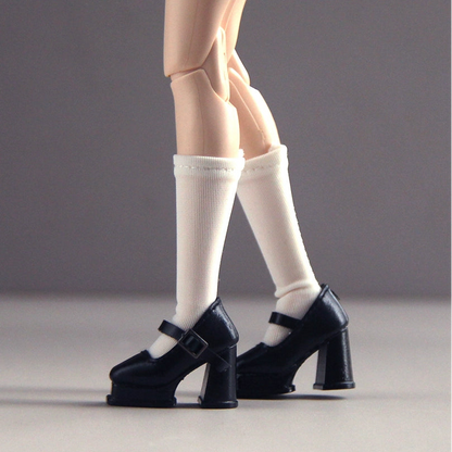 Blythe Licca azone momoko Poppyparker FR Obitsu24 ,22 thick sole Mary Jane