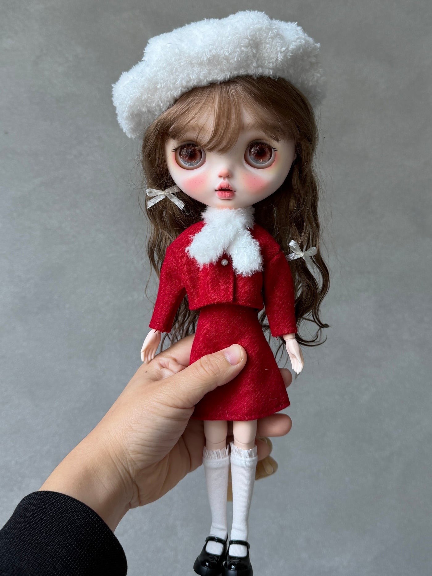 1/6 Scale Tweed Outfit Set | Multiple Colors | Fits Blythe, Obitsu 24, Azone, Licca, Cherry Chan