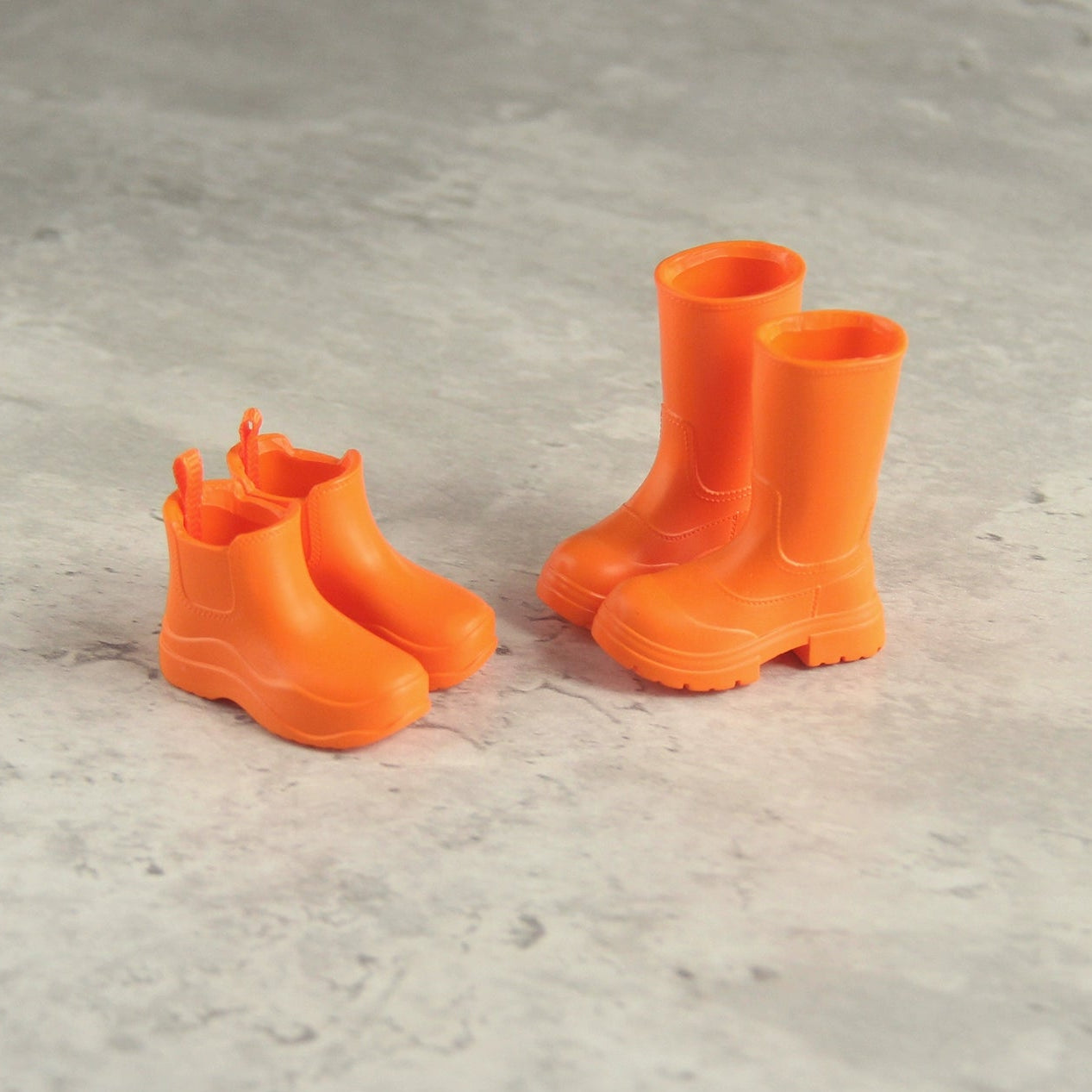 Candy Color Retro Rain Boots for Dolls – Multi-Color Rubber Shoes | Universal Fit for Blythe, Barbie, Licca, FR & Obitsu 22/24
