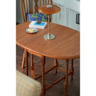 1/6 Scale Oval Folding Table / Side Table – Space-Saving Miniature Dollhouse Furniture for BJD & Blythe