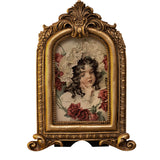 Vintage Gold Embossed Mini Frames – European Wall Decor