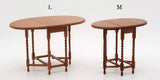 1/6 Scale Oval Folding Table / Side Table – Space-Saving Miniature Dollhouse Furniture for BJD & Blythe