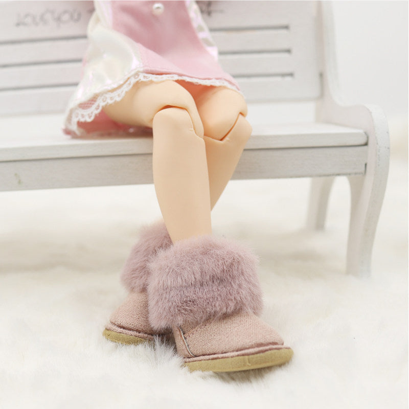 Winter Furry Snow Boots for Dolls – Multi-Color | Universal Fit for Blythe, Licca, Azone, Momoko, FR & Obitsu 22/24