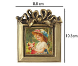 Vintage Gold Embossed Mini Frames – European Wall Decor