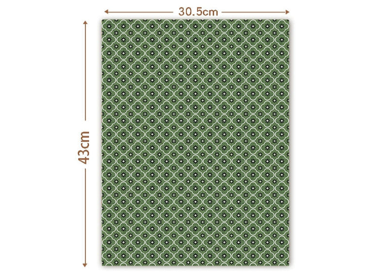 1/6スケールドールハウス用壁紙 - 防水素材 | BJD＆ブライス用DIYミニチュア壁飾り