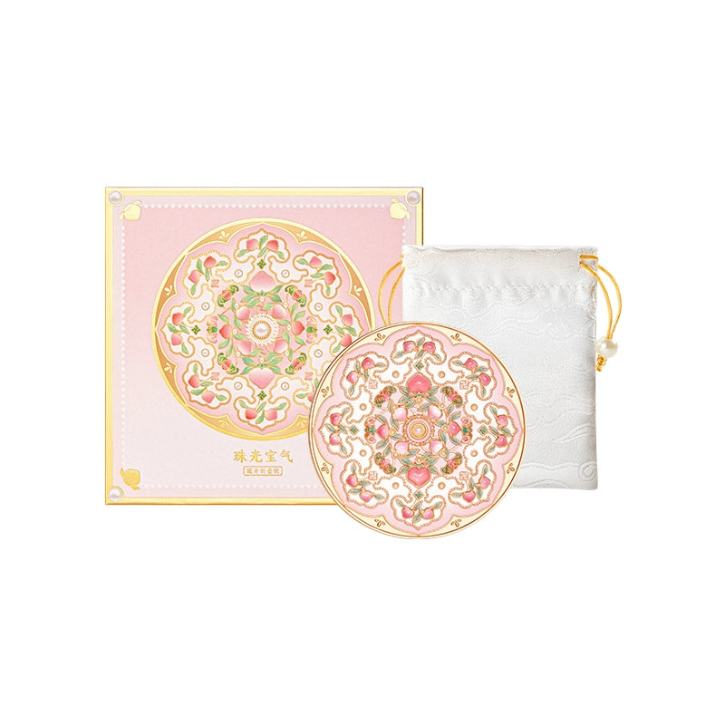 Send From Forbidden City |Portable Mirror Inspired by Ancient Palace Museum Relics – Handheld, Bronze-Style, Folding, and Gift Set with Comb