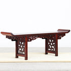 1/6 Scale Chinese Console Table – Ming-Style Entryway Table with Carved Details | Chinoiserie Dollhouse Furniture for BJD & Blythe