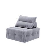 1/6 Scale Modern Cube Sofa for Dolls | Miniature Couch | White, Yellow, Grey