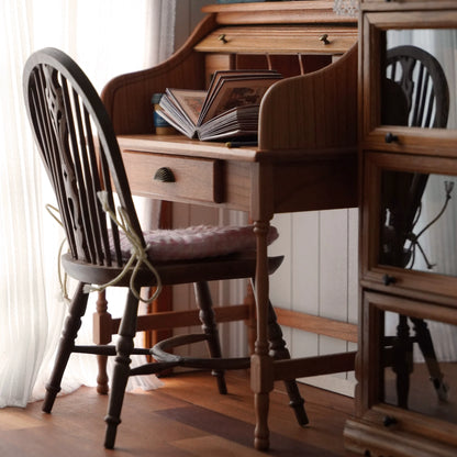 1/6 Dollhouse study Room Accessories Mini Furniture Vintage Windsor chair