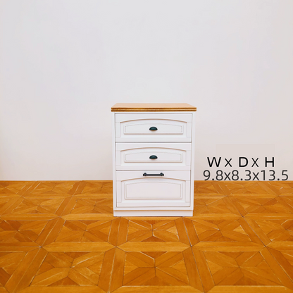 1/6 Scale Dollhouse Kitchen Furniture Set – 9-Piece Modular Cabinets in White  | BJD & Blythe Miniature Kitchen