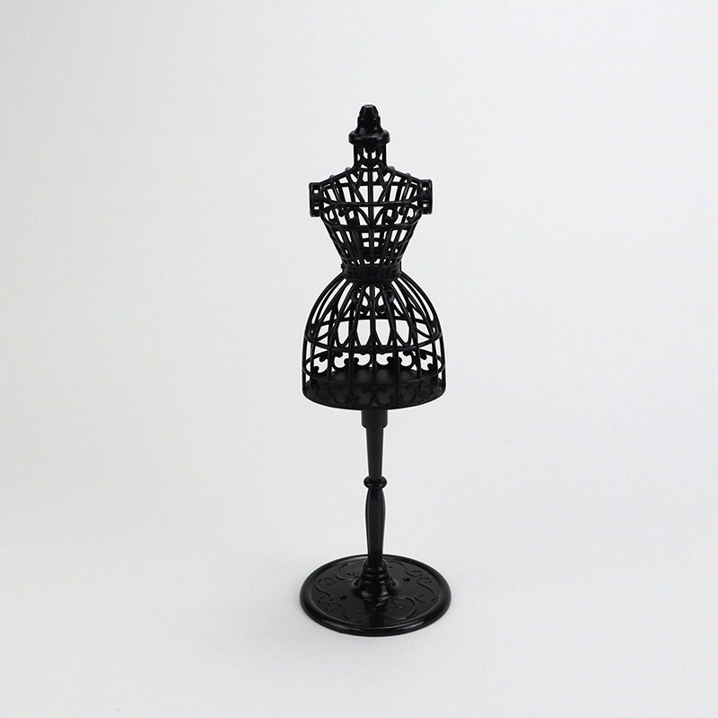 1/6 Scale Doll Mannequin – Vintage Hollow Pattern Plastic Dress Form | Miniature Display Stand for BJD & Blythe