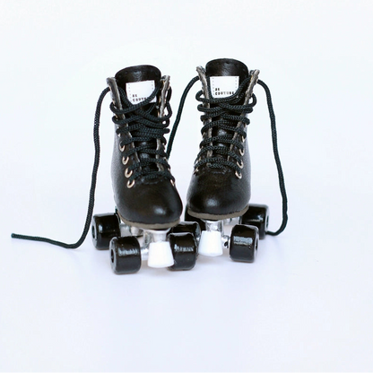 Barbie Blythe Licca azone momoko Poppyparker FR Obitsu24 ,22 Retro ice skates Blythe fabric Obitsu24