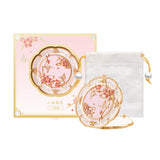 Send From Forbidden City |Portable Mirror Inspired by Ancient Palace Museum Relics – Handheld, Bronze-Style, Folding, and Gift Set with Comb
