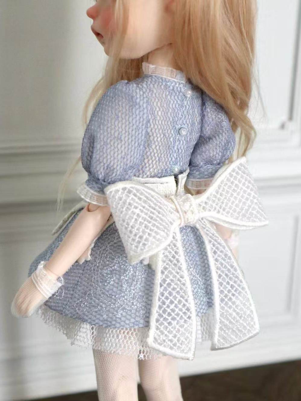 In-Stock 1/6 Scale Doll Tulle Dress Set | 4-Piece Outfit for Blythe, Obitsu 24 & Obitsu 22