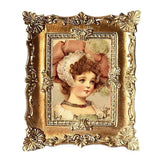 Vintage Gold Embossed Mini Frames – European Wall Decor