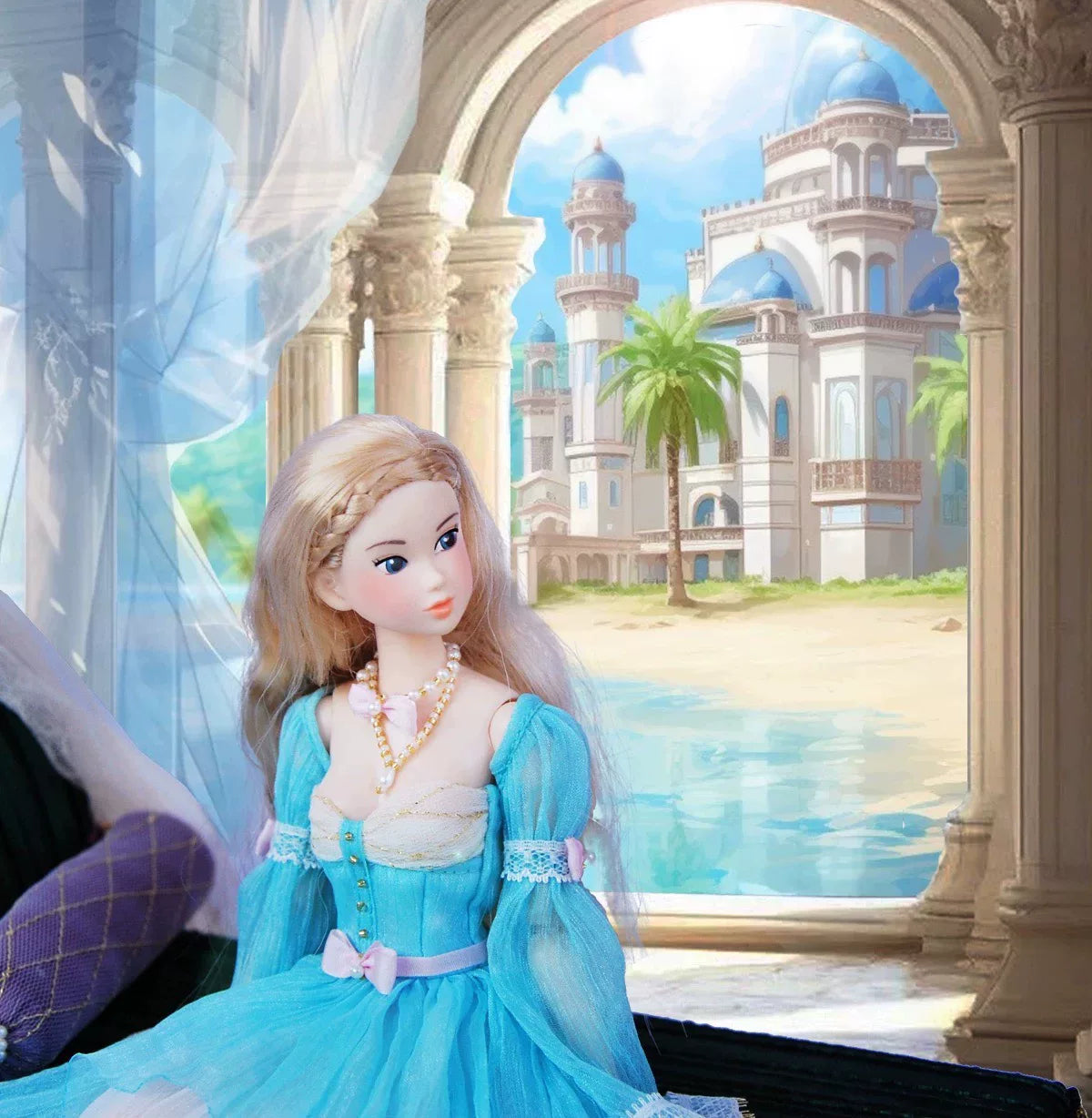 【Made to Order｜Order Deadline June 30】Arabian Nights Inspired 1/6 Scale Princess Dress for Fashion Dolls｜Custom Colors Available