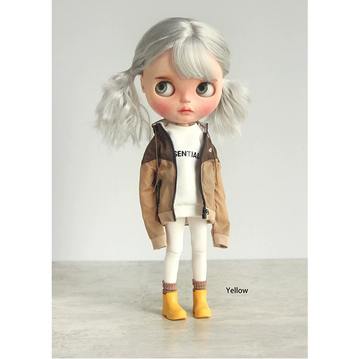 Blythe Licca azone momoko Poppyparker FR Obitsu24 ,22 Rubber boots